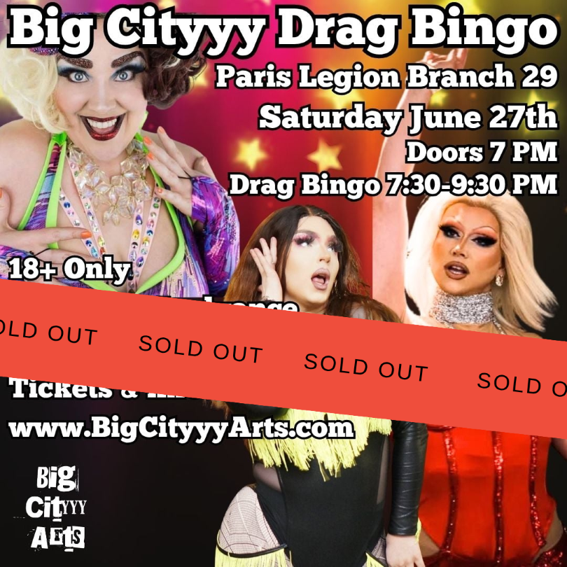 SOLD OUT – Big Cityyy Drag Bingo 27 June
