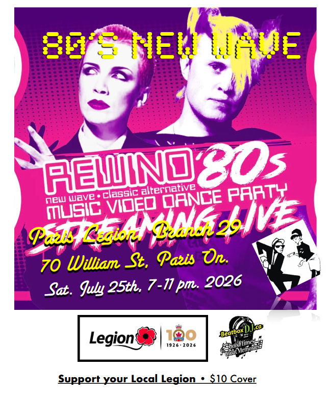 80’s New Wave Dance Party – 25 July
