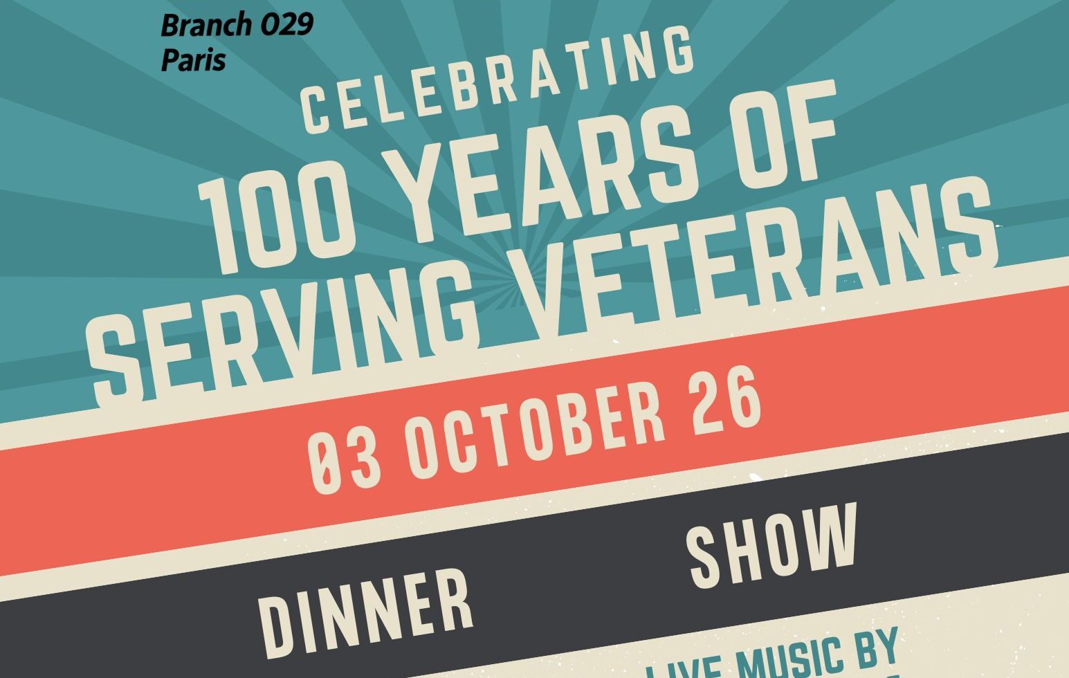 Branch 29 100th Anniversary Celebrations
