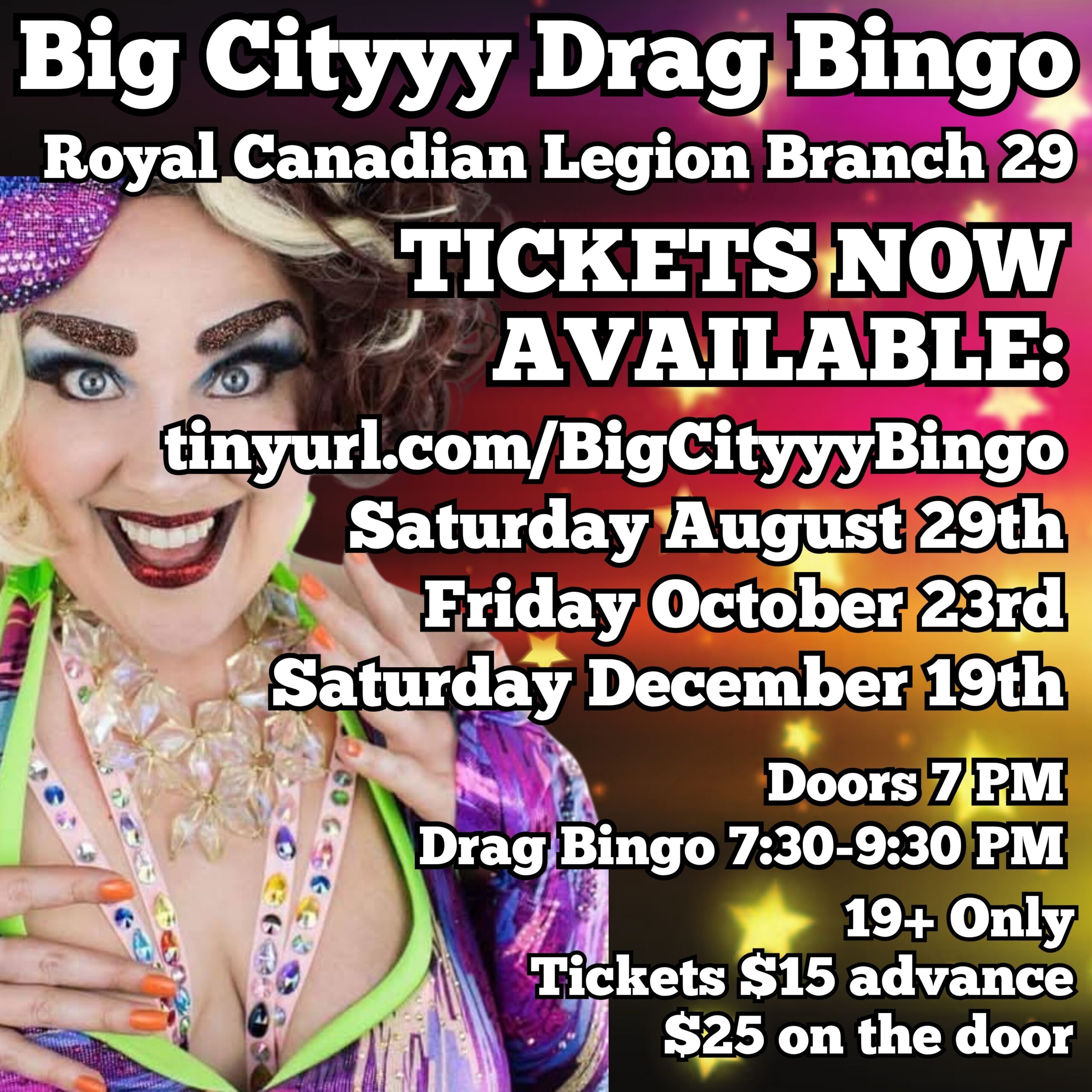 Big Cityyy Drag Bingo – 29 August