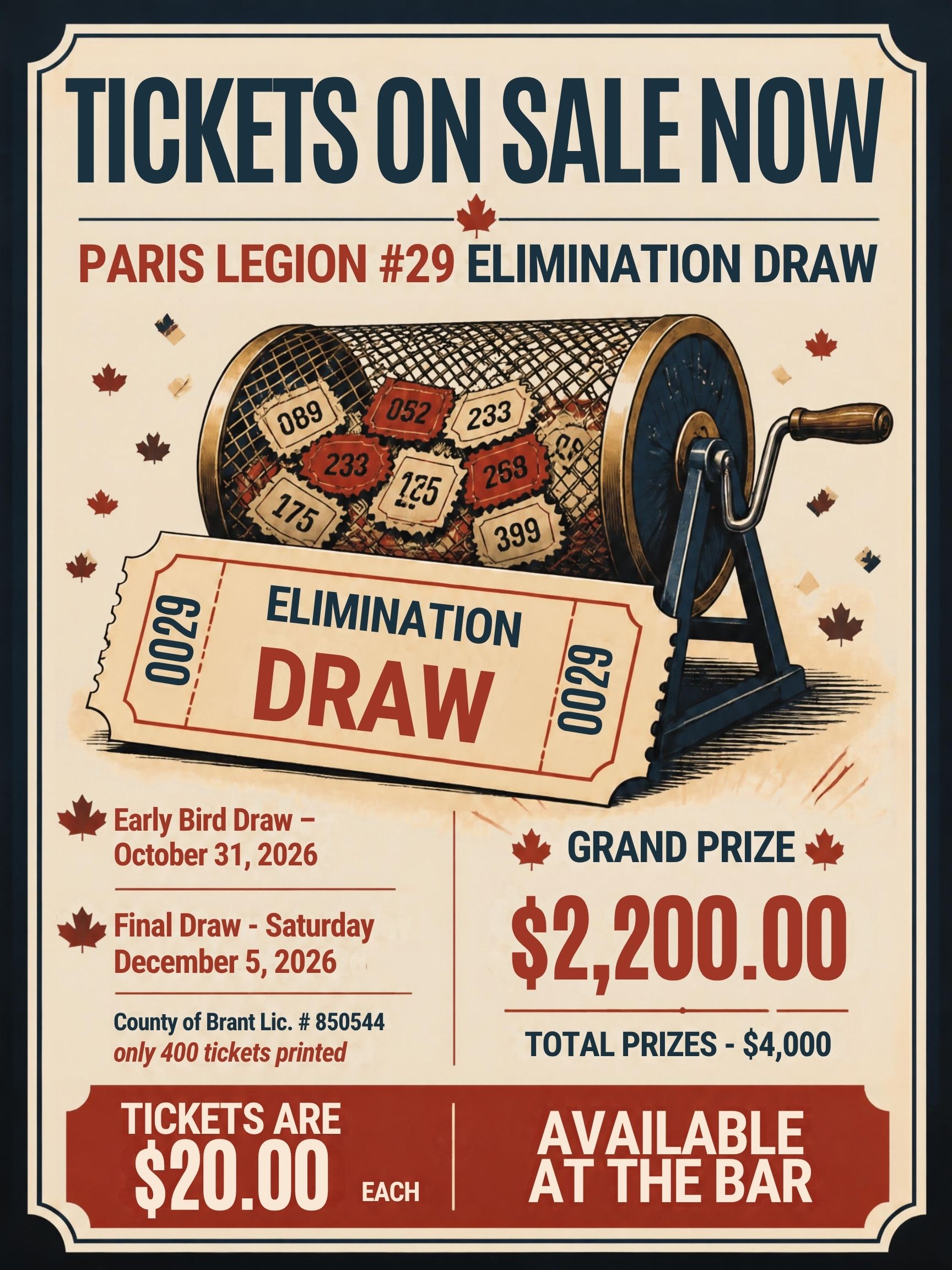 Elimination Draw is BACK!